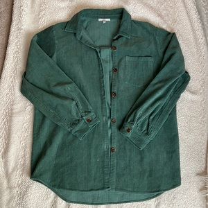 Grey Bandit green corduroy shirt!
